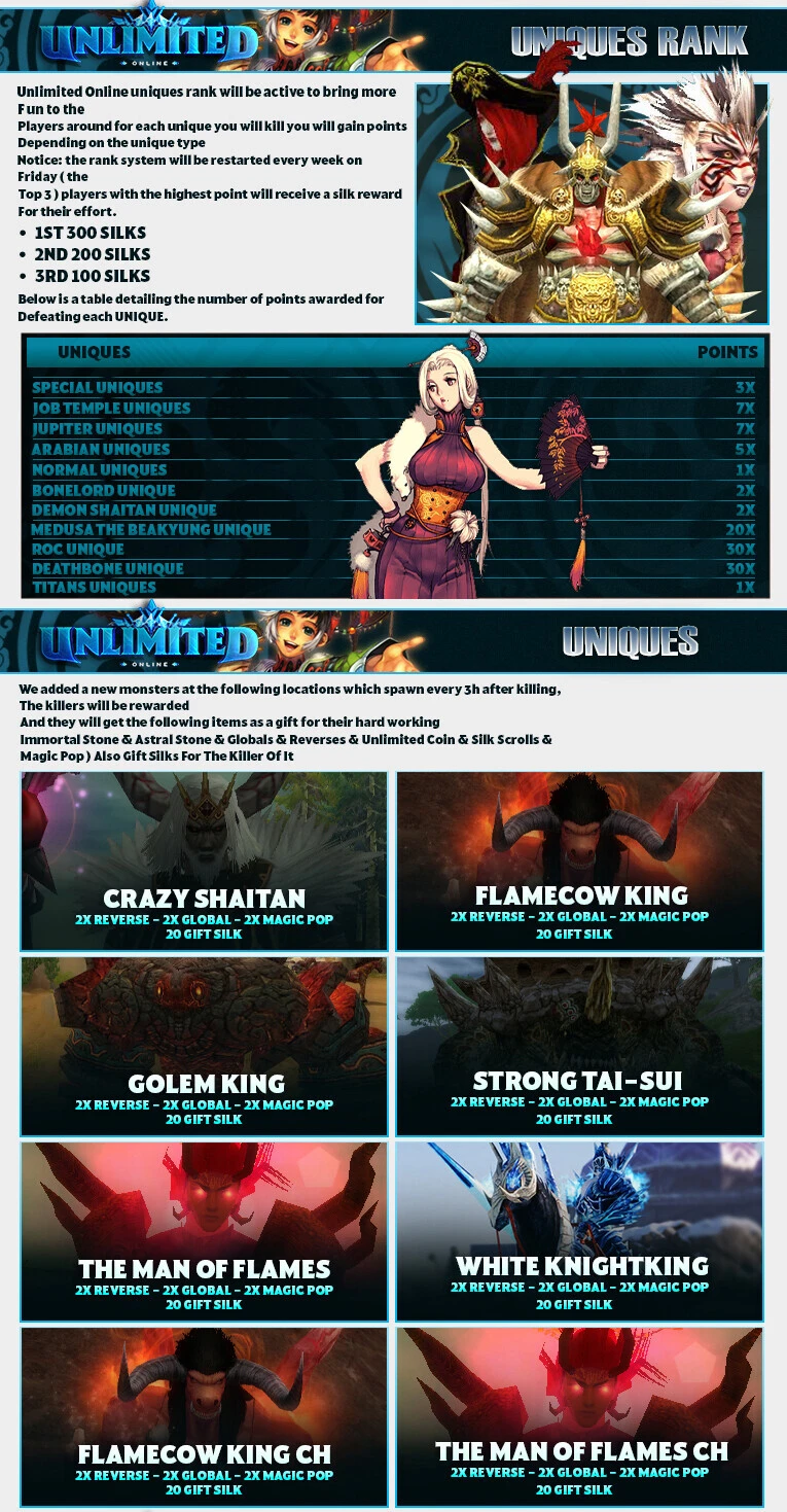 Unlimited Online - 100 CAP | Only CH | Old School | Open Market |  data-image=