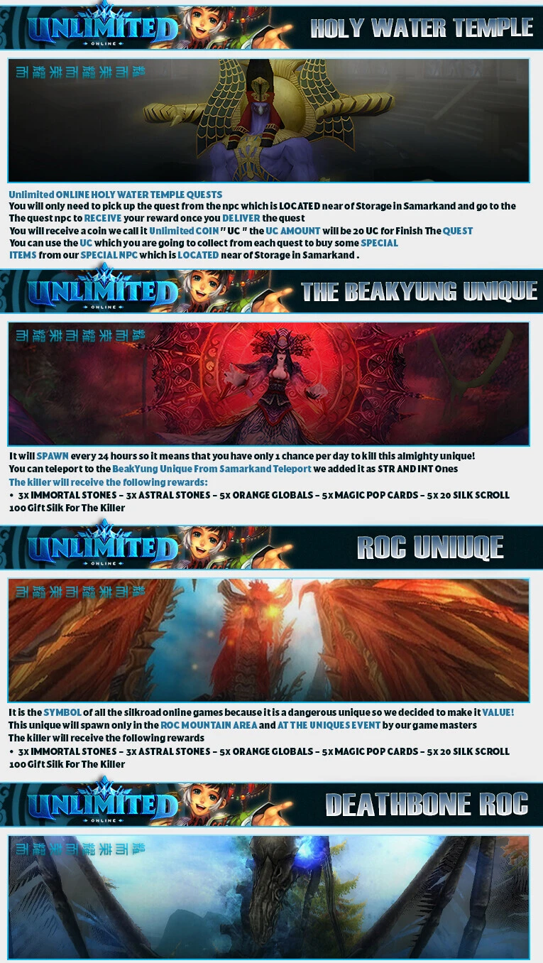 Unlimited Online - 100 CAP | Only CH | Old School | Open Market |  data-image=