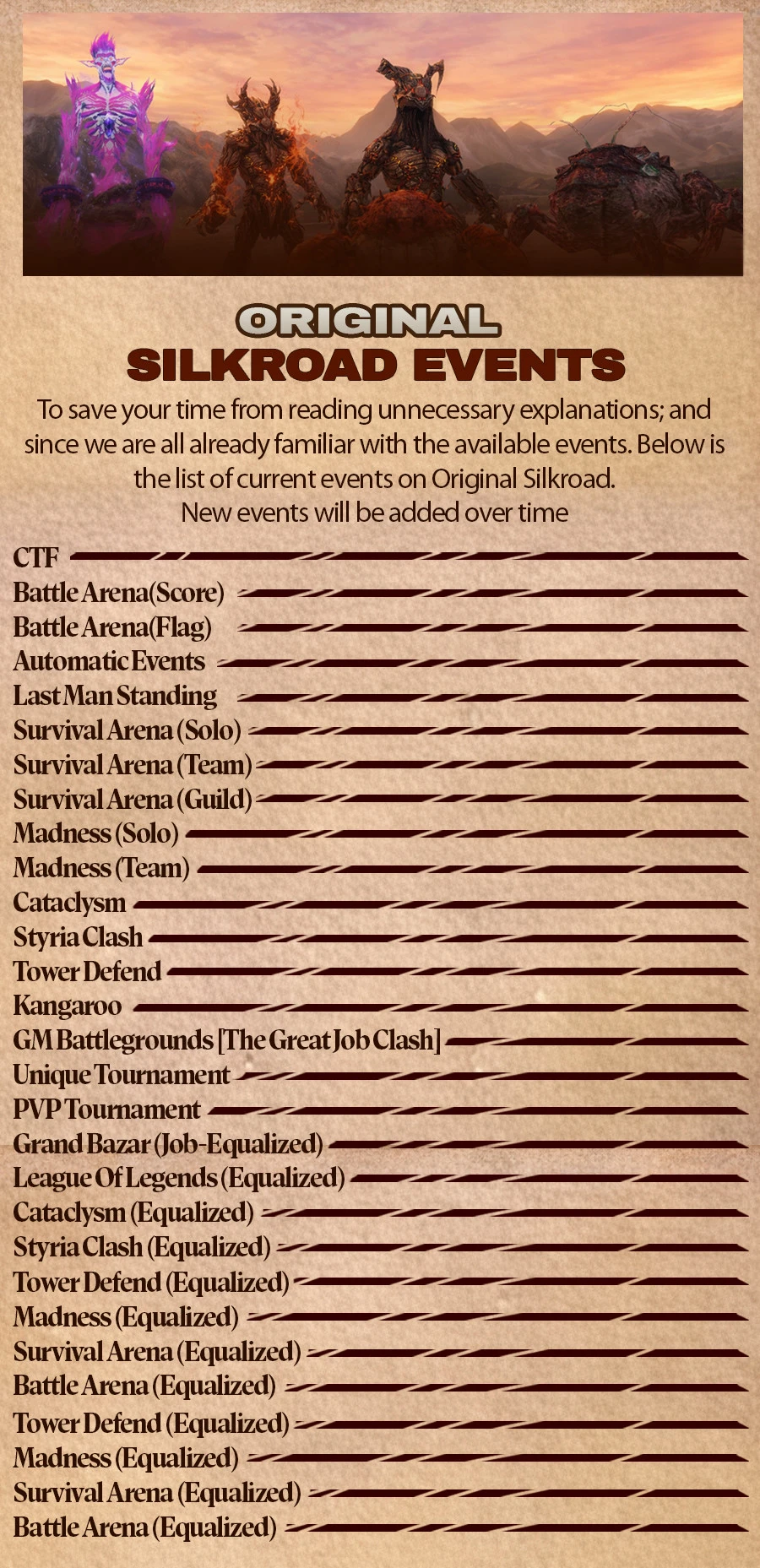 Original Silkroad - 105 CAP | Only CH | Joymax Rates | Referral System