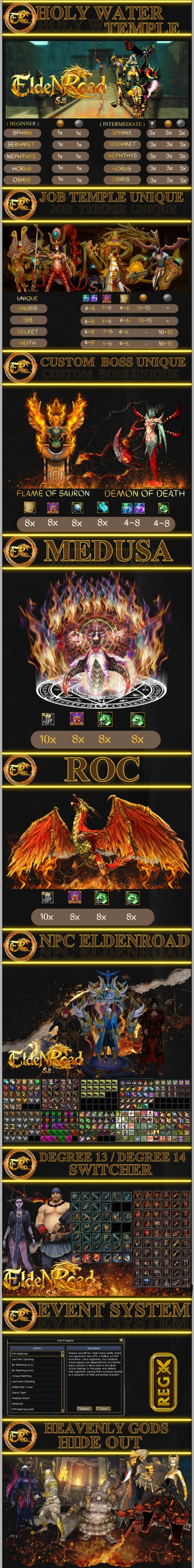 EldenRoad - 130 CAP | Degree 14 | Drop Sistem Coin / Silk / Awakening / Lottery
