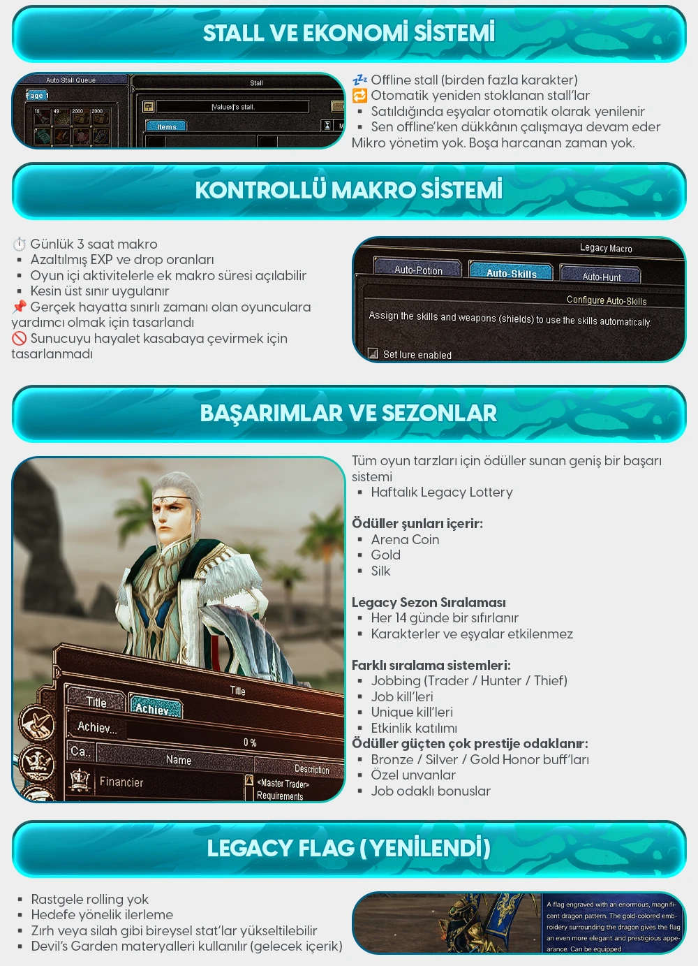 Legacy Online - Bot Yok | Sınırlı Makro | 80 CAP | EU&CH | Progressive