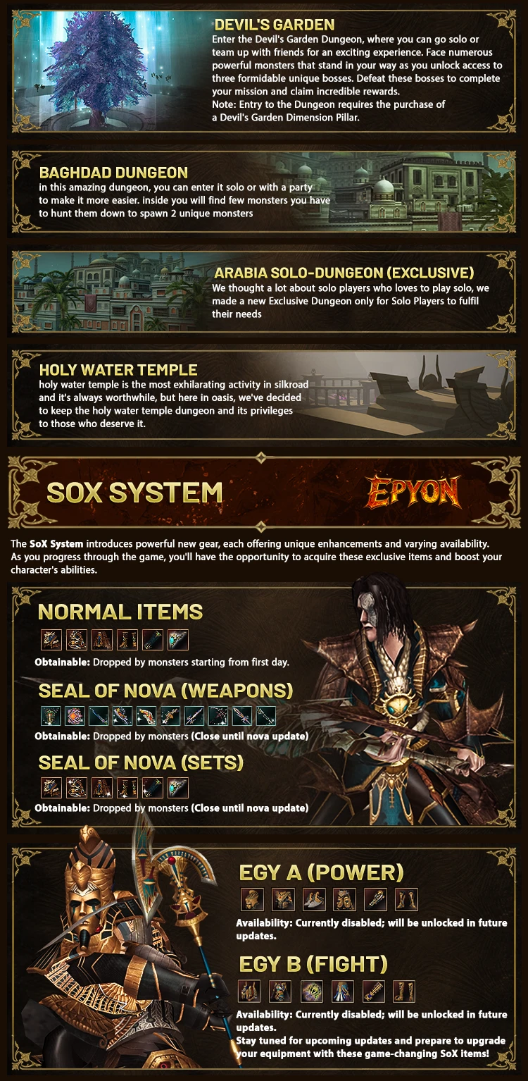 Epyon-Online - Open Market | 110 CAP | Balanced | New Features | Play2Win