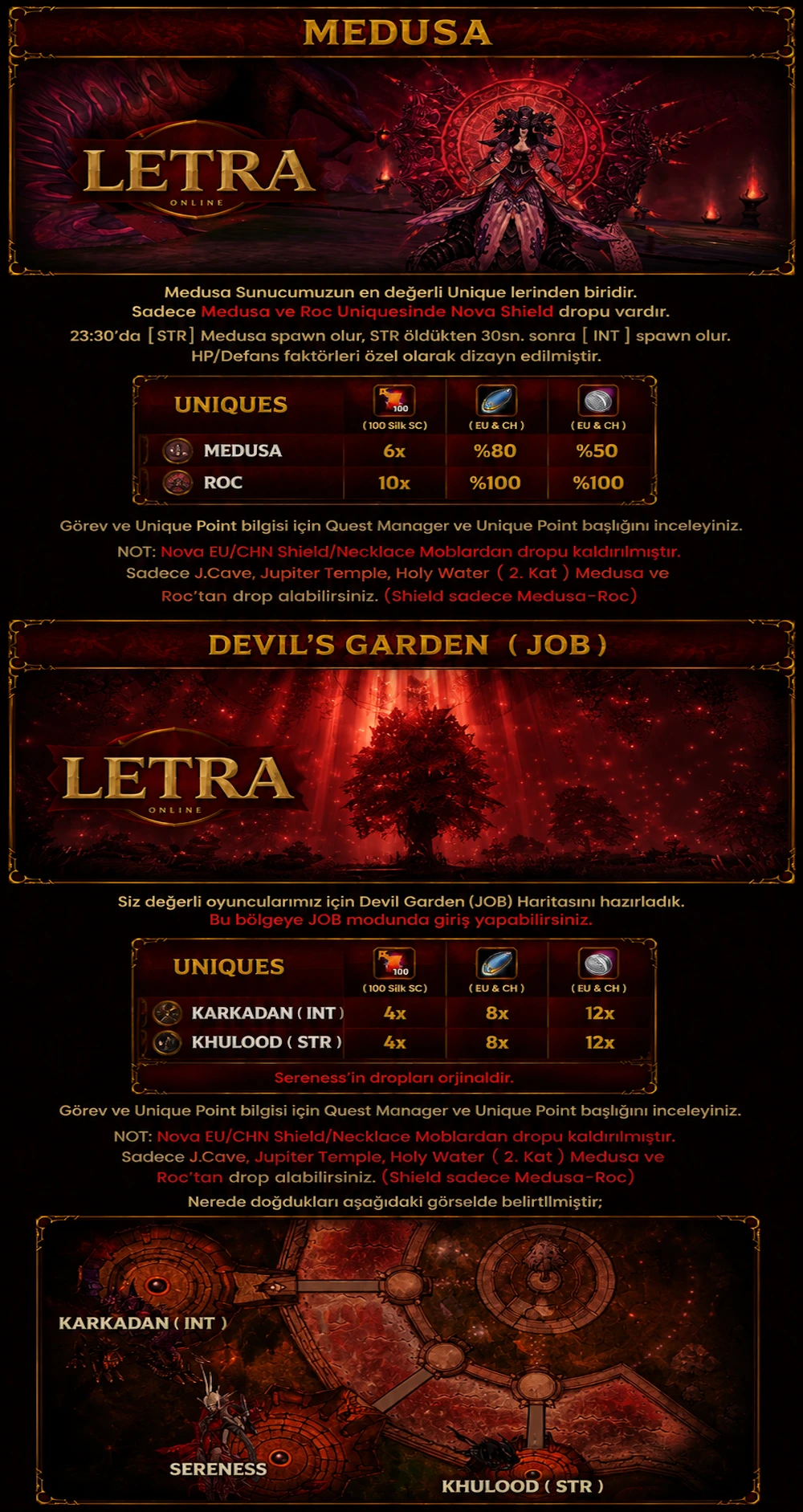 Letra Online - 110 Cap | 11 Dg | Orta Pvp Server | Grand Open : 21.05.2026