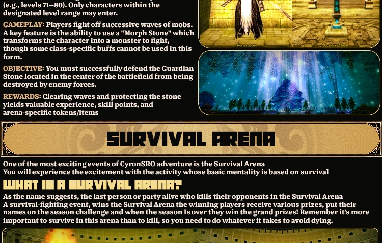 CyronSRO - CyronSRO | ISRO-R | CAP120 | Job System | Vote4Silk | Fortress War | Auto Caravan