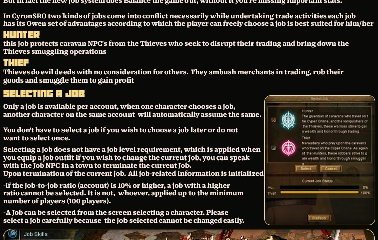 CyronSRO - CyronSRO | ISRO-R | CAP120 | Job System | Vote4Silk | Fortress War | Auto Caravan