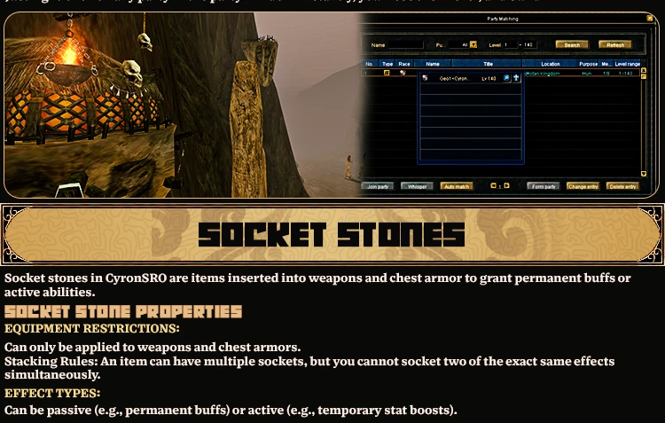 CyronSRO - CyronSRO | ISRO-R | CAP120 | Job System | Vote4Silk | Fortress War | Auto Caravan