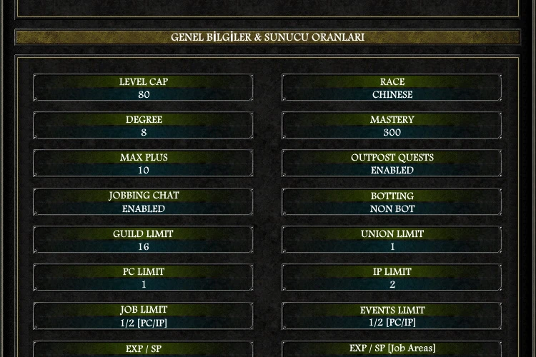Ashes Online - 80 CAP | Bot Yok | Sadece CH | Play2Win