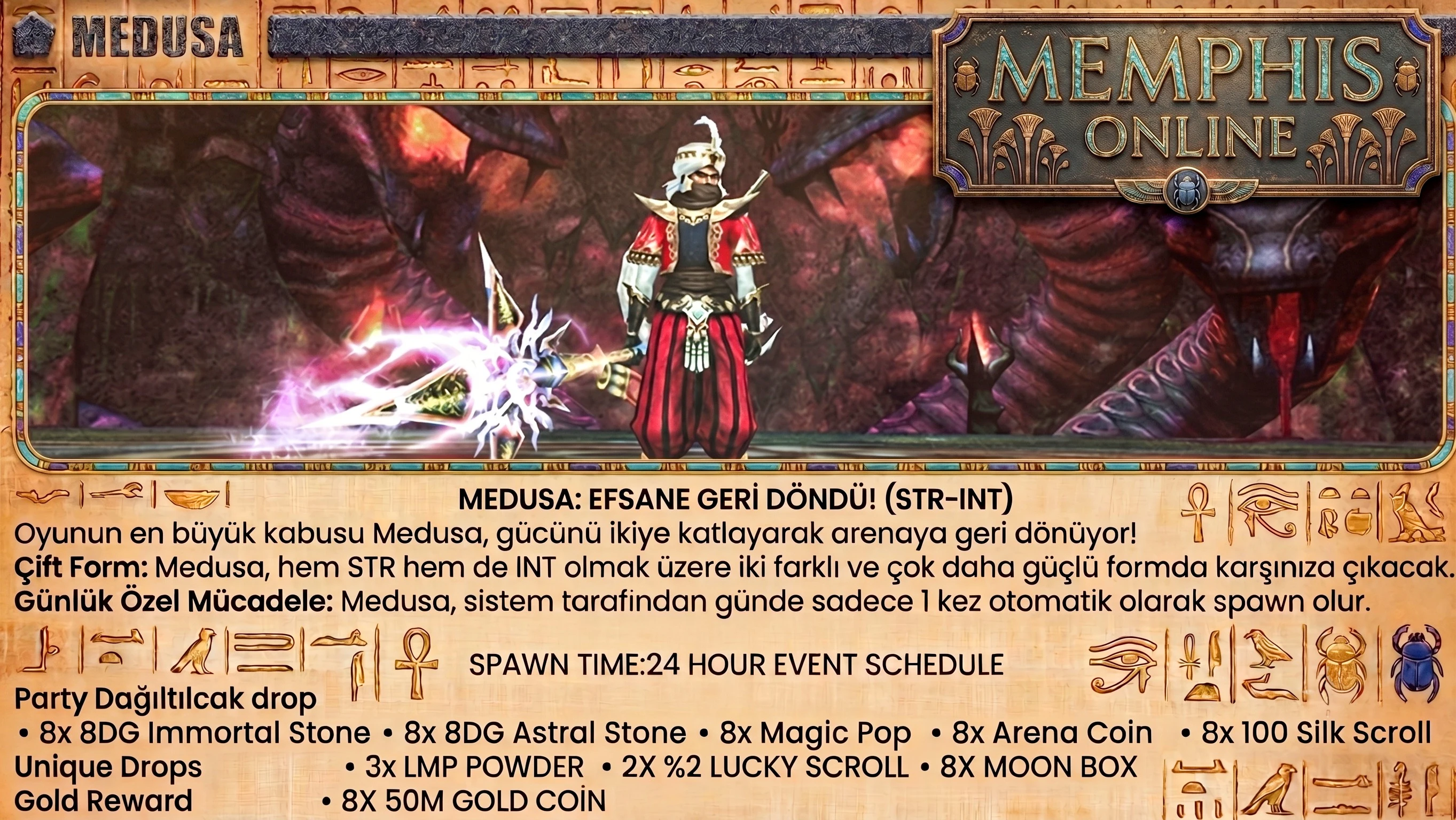 Memphis Online - 80 Cap Only CH | Beta: 20.07.2026 | Açılış: 24.07.2026 Drop Sistem | Yeni Dungeon