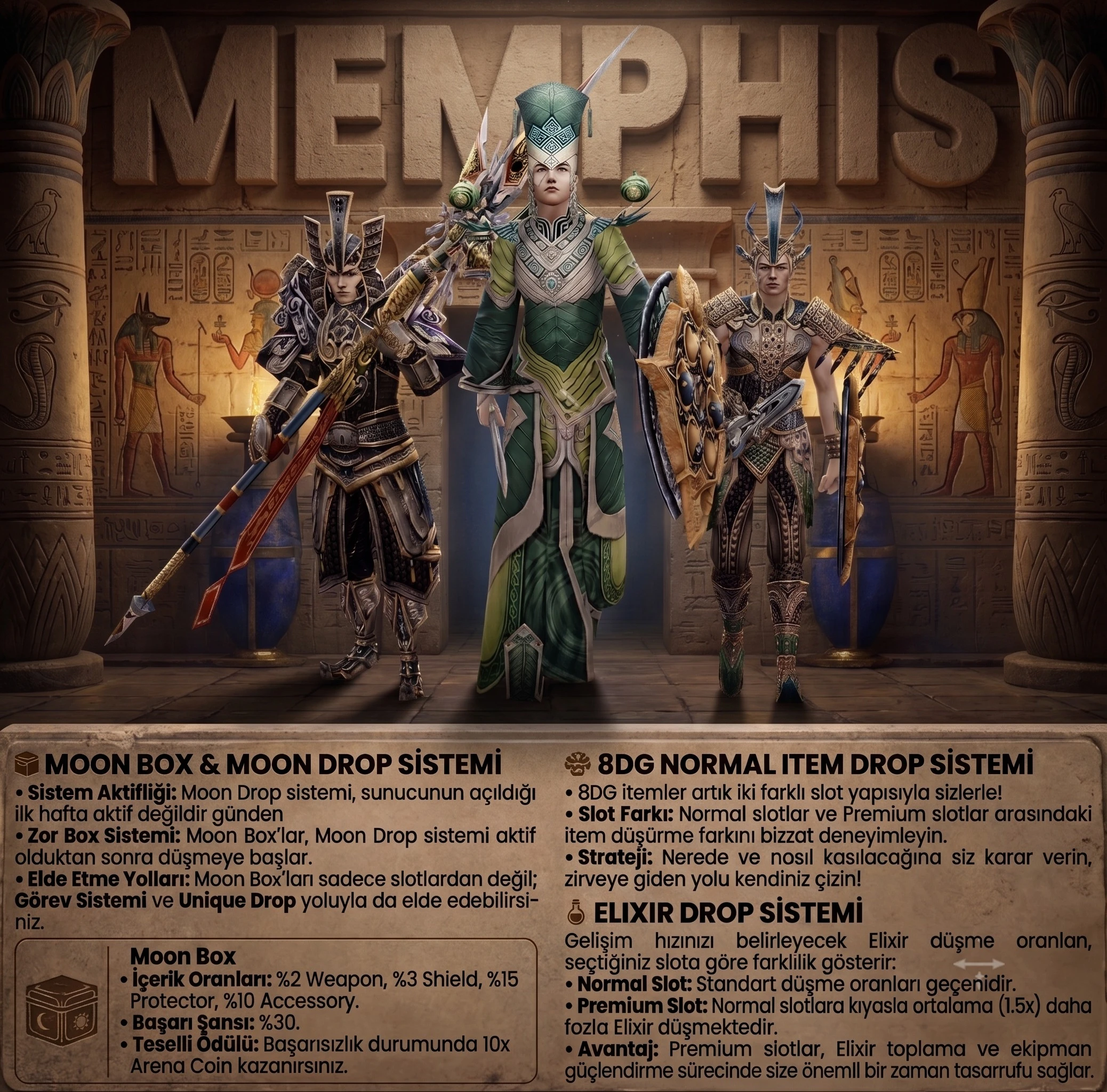 Memphis Online - 80 Cap Only CH | Beta: 20.07.2026 | Açılış: 24.07.2026 Drop Sistem | Yeni Dungeon