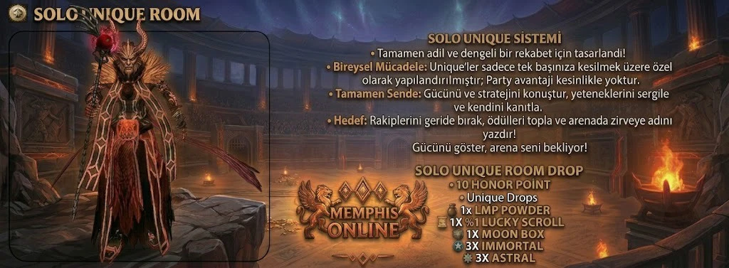 Memphis Online - 80 Cap Only CH | Beta: 20.07.2026 | Açılış: 24.07.2026 Drop Sistem | Yeni Dungeon