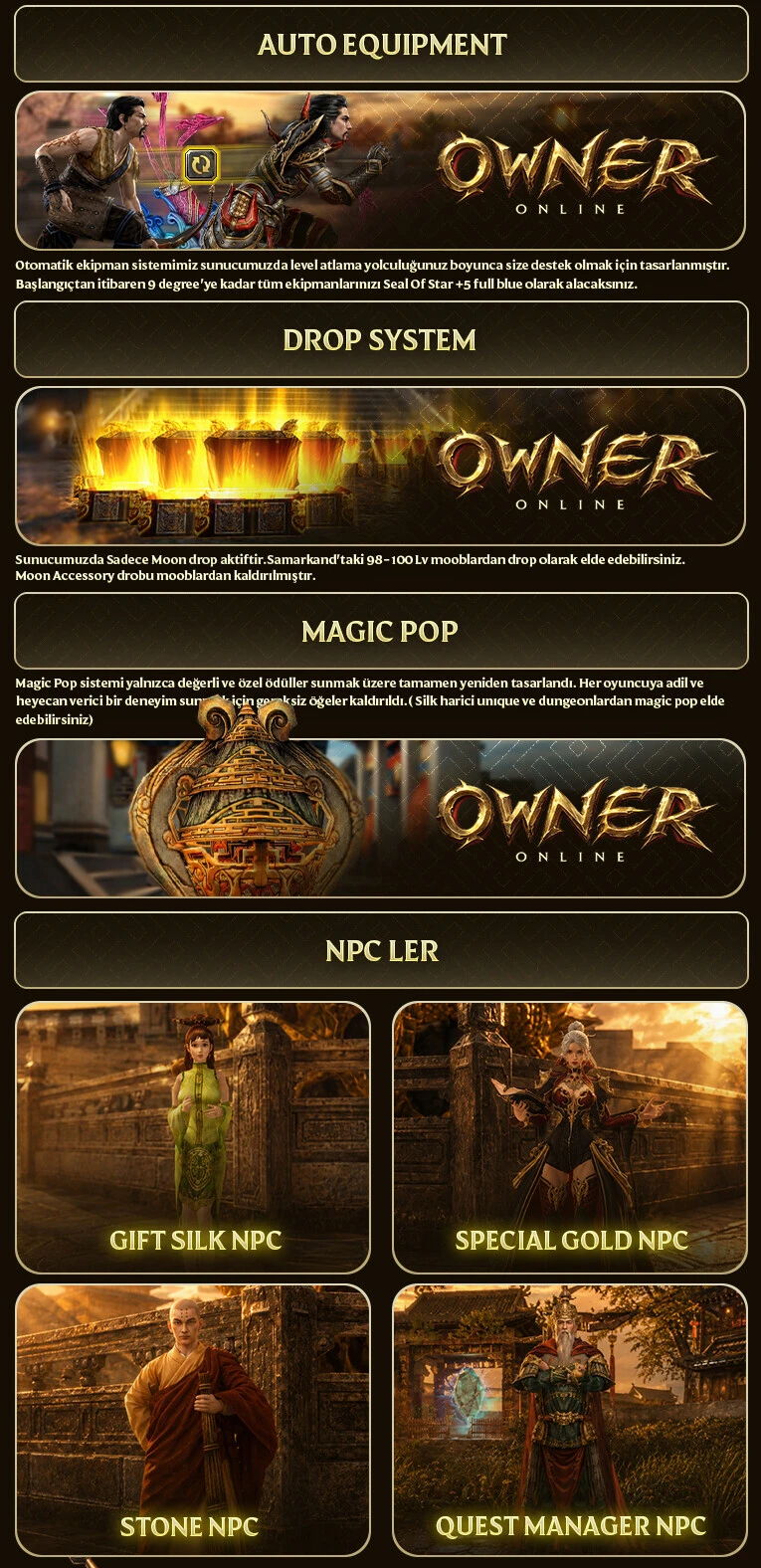 Owner Online - 100 Cap CH | Drop Sistem | Job Tabanlı | Play2Win | Beta: 29.06 - Açılış: 03.07