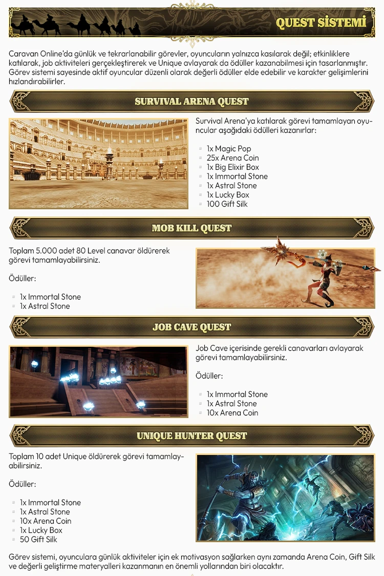 Caravan Online - CAP 80 - CH | Job Tabanlı Sistem | Kolay Drop & Zor Alchemy | BETA: 07.07 | AÇILIŞ: 10.07