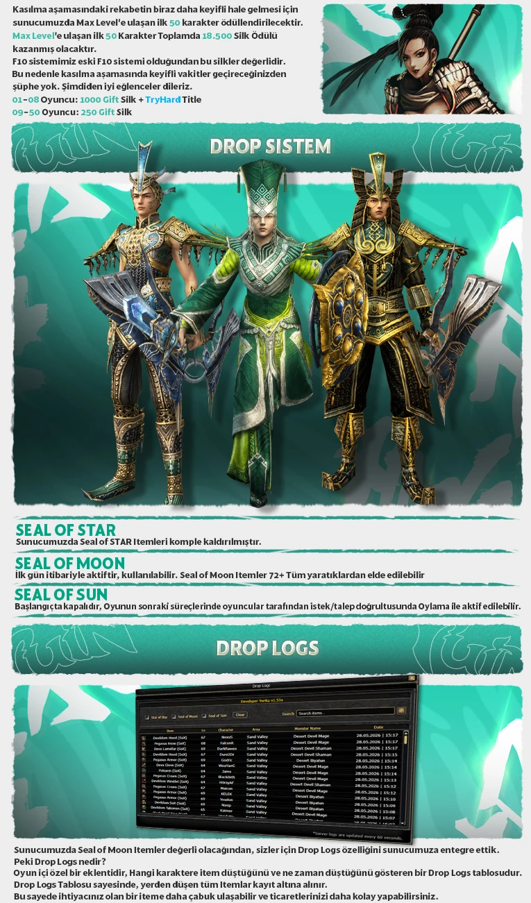 Yuin Online - Yuin Online 80 CAP | PC-IP 3, Guild 8, Union 2 | Beta +1000 Karakterle Tamamlandı | Açılış 19 Haziran!