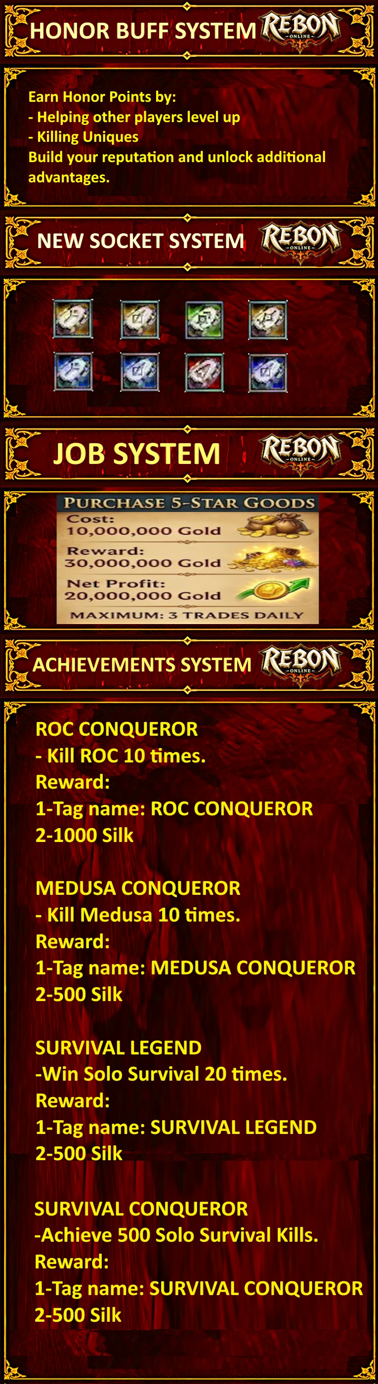 Rebon Online - 110 CAP | EU&CH | Open Market | BattlePass