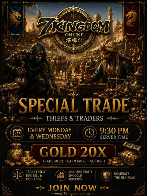 7Kingdom Online - 110 CAP | PvE | Long-Term | Daily Events | 24/7 Stable