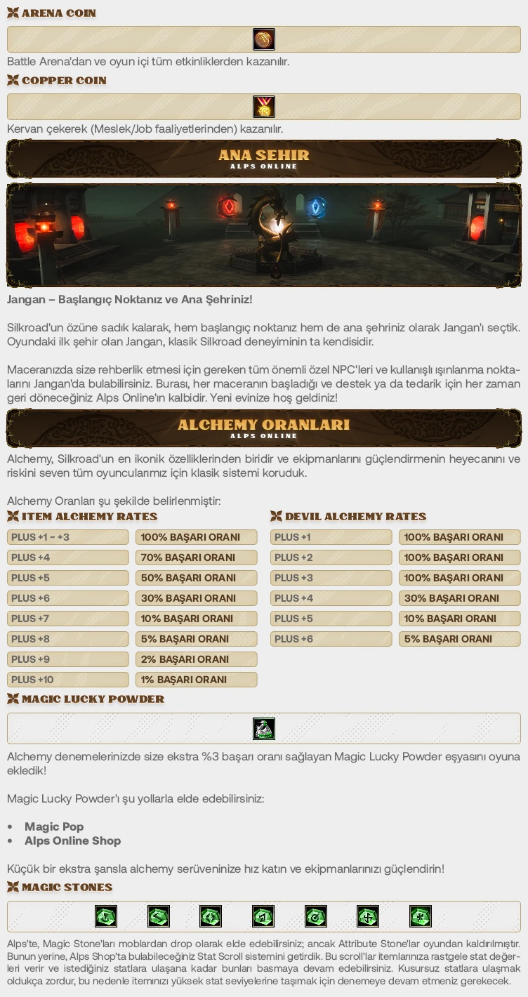 ALPS MACRO - 60 CAP | Sadece CH | Smuggler Kervan | Battle Royale | Alchemy Telafi Sistemi | 50.000TL Ödül Havuzu