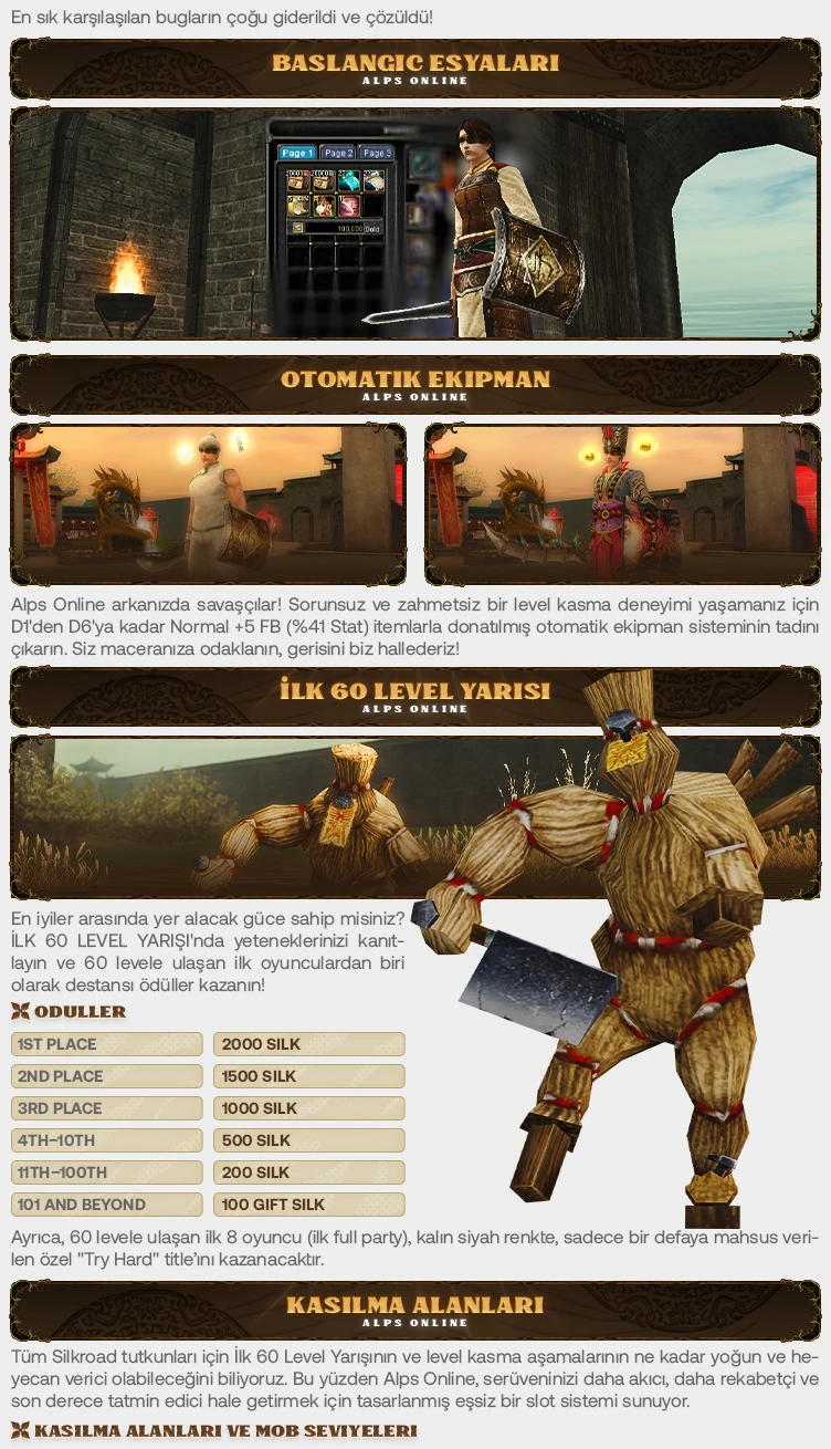 ALPS MACRO - 60 CAP | Sadece CH | Smuggler Kervan | Battle Royale | Alchemy Telafi Sistemi | 50.000TL Ödül Havuzu