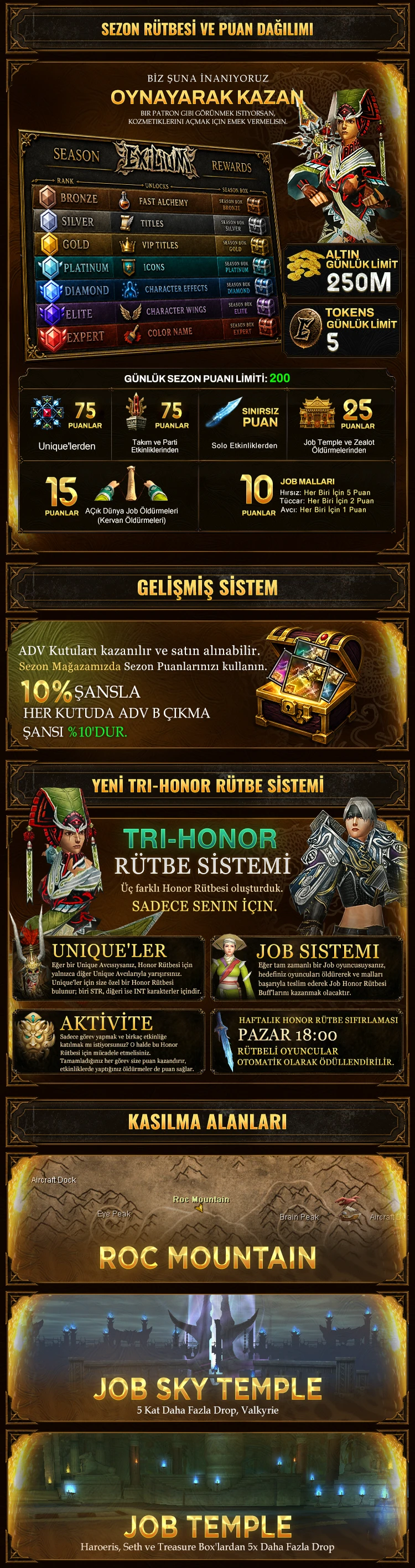 Exilium - 80 CAP | Progressive | Uzun Ömürlü | Balıkçılık | Battle Royale | Sadece CH