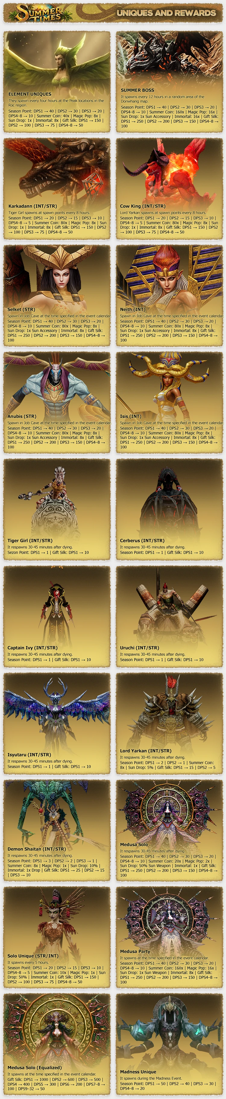 SummerTimes MACRO - 80 CAP | Only CH | Drop System | Immortal Only Gold - No F10