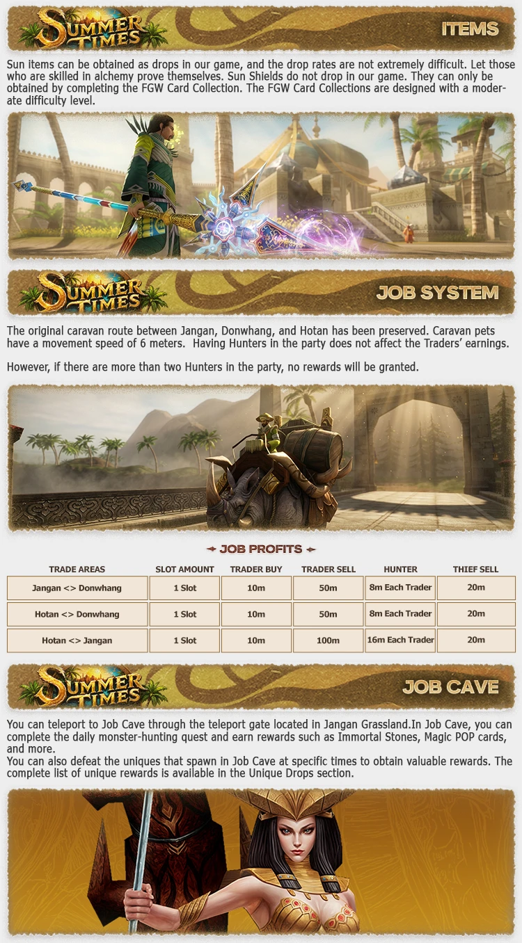 SummerTimes MACRO - 80 CAP | Only CH | Drop System | Immortal Only Gold - No F10