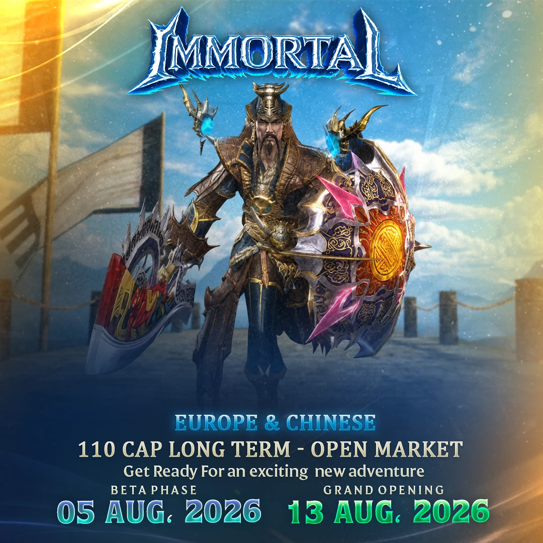 ImmortalSRO - 110 CAP | EU&CH | Drop System | Old School | Long Term | Open Market | New System | $2,500 Prize Pool