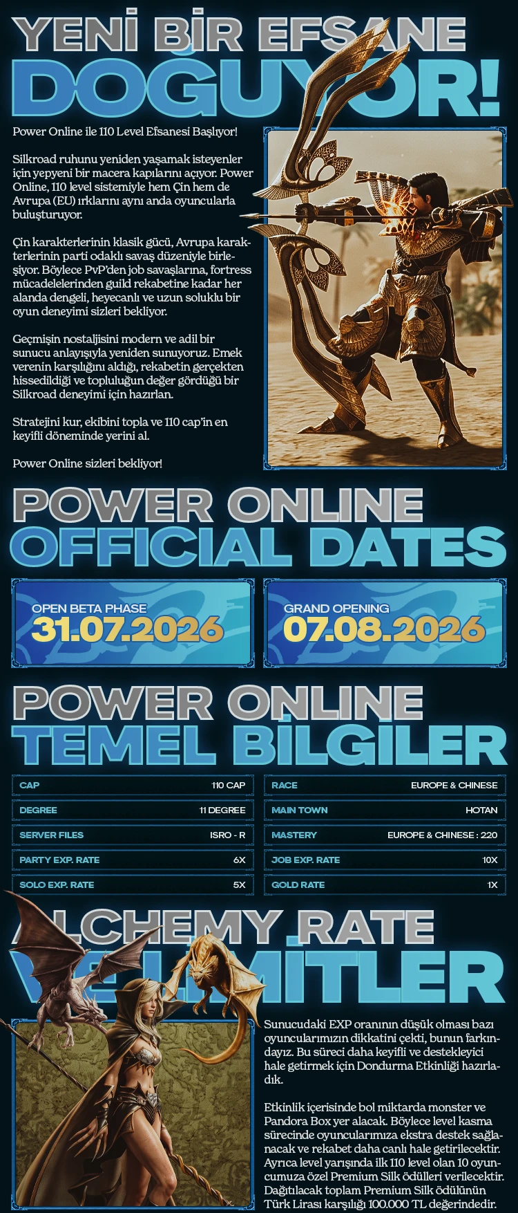 Power Online - 110 CAP | iSRO-R Sistem | EU&CH | Orta Emek