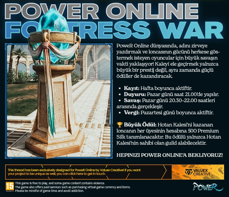 Power Online - 110 CAP | iSRO-R Sistem | EU&CH | Orta Emek