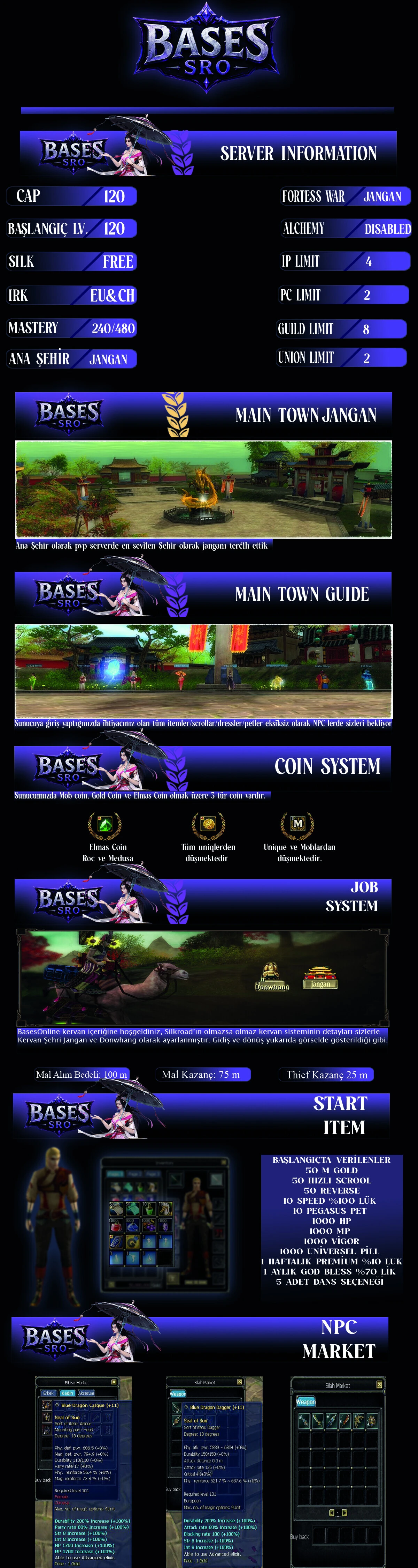 Bases Online - 120 CAP | EU&CH | Full PvP | Free Silk | Alchemy Devre Dışı