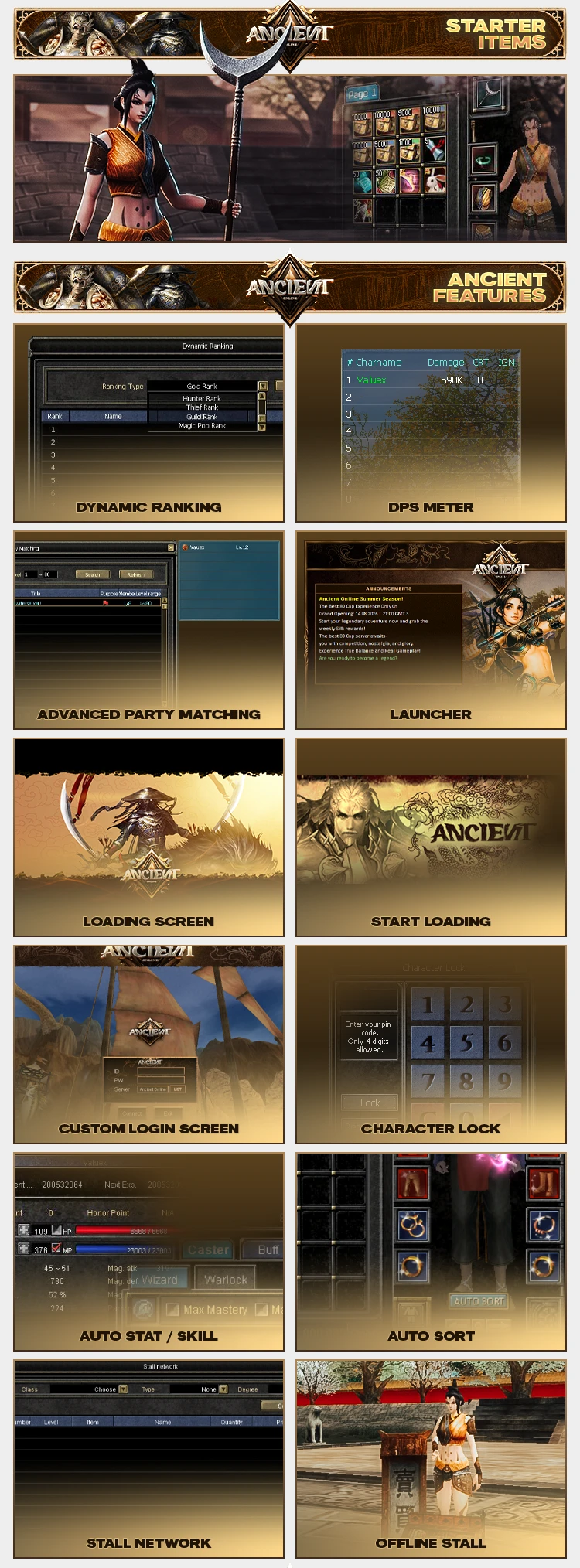 Ancient Online - 80 CAP | Only CH | 1x Rates | Old School | Effort-Based Progression | $250 Weekly Prize Pool