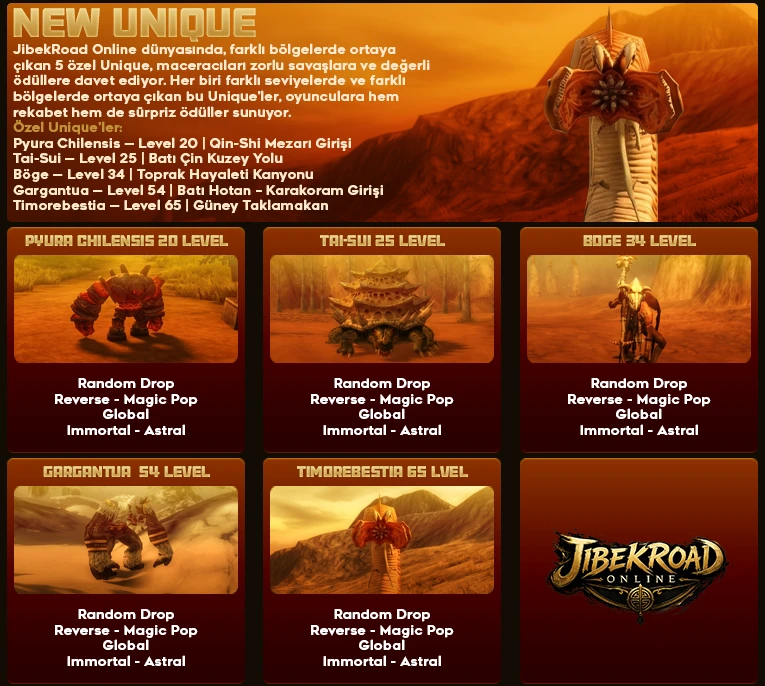 Jibekroad Online - 80 CAP | Sadece CH | Old School | Özel Etkinlikler | Dereceli ELO