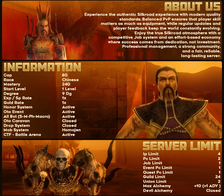 Jibekroad Online - 80 CAP | Only CH | Old School | Special Events | ELO Ranking
