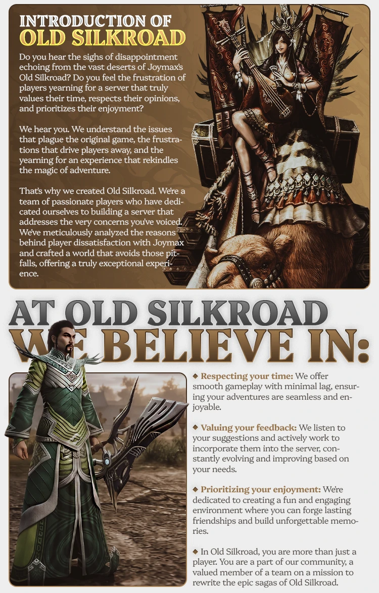 Old Silkroad - 80 CAP | Only CH | 1x Rates | Real Old School