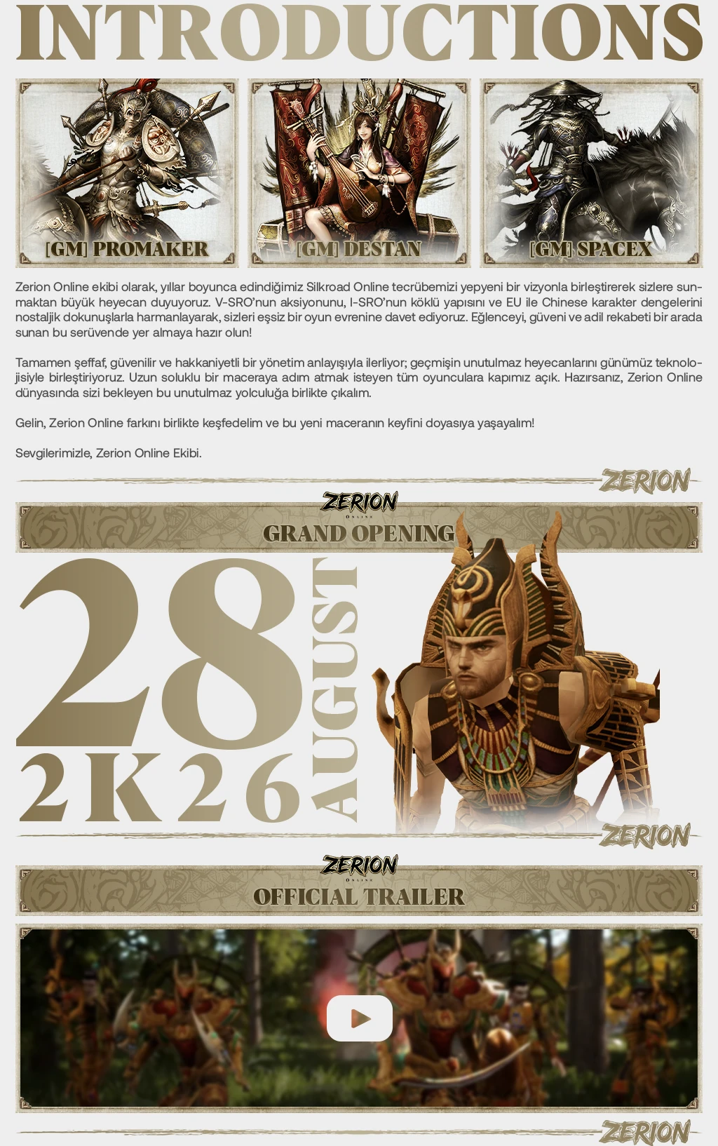 Zerion Online - 110 CAP | Egy Items | Haftalık $ Turnuvası | 210.000TL Ödül Havuzu