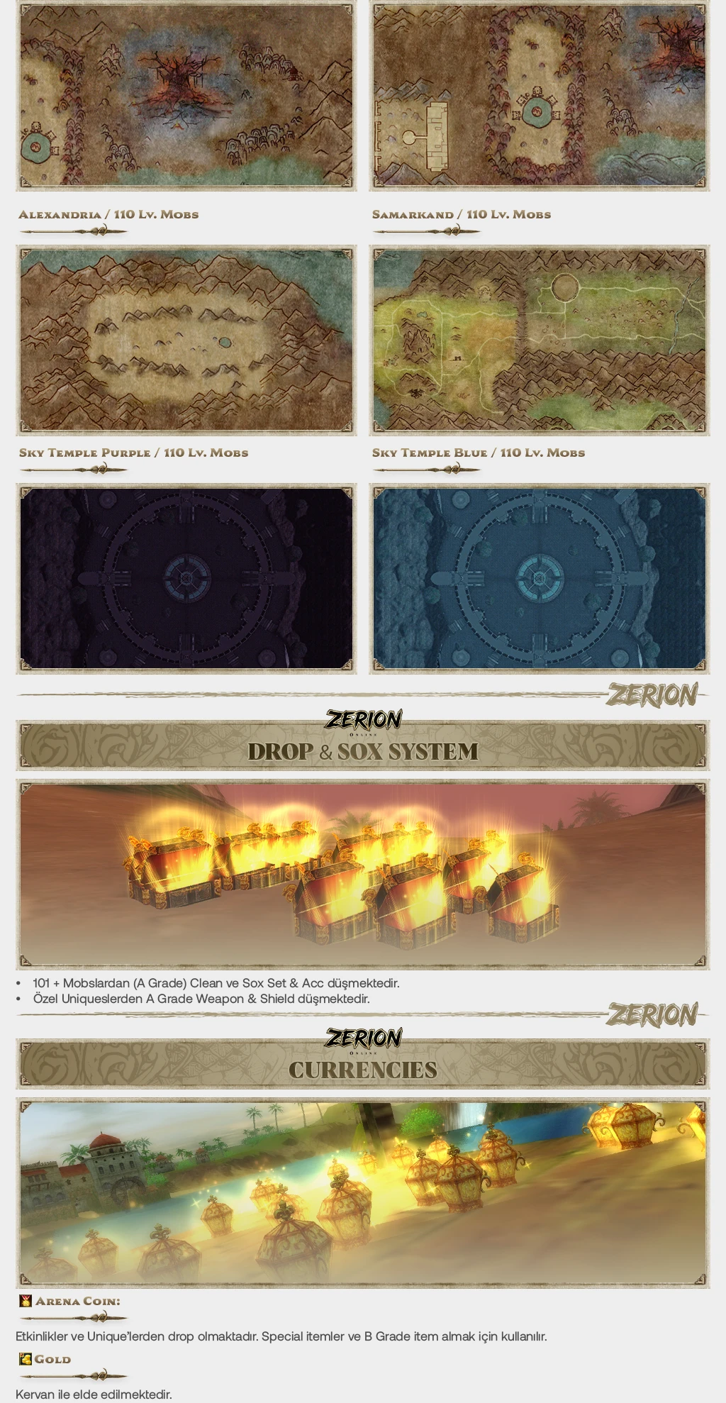 Zerion Online - 110 CAP | Egy Items | Haftalık $ Turnuvası | 210.000TL Ödül Havuzu