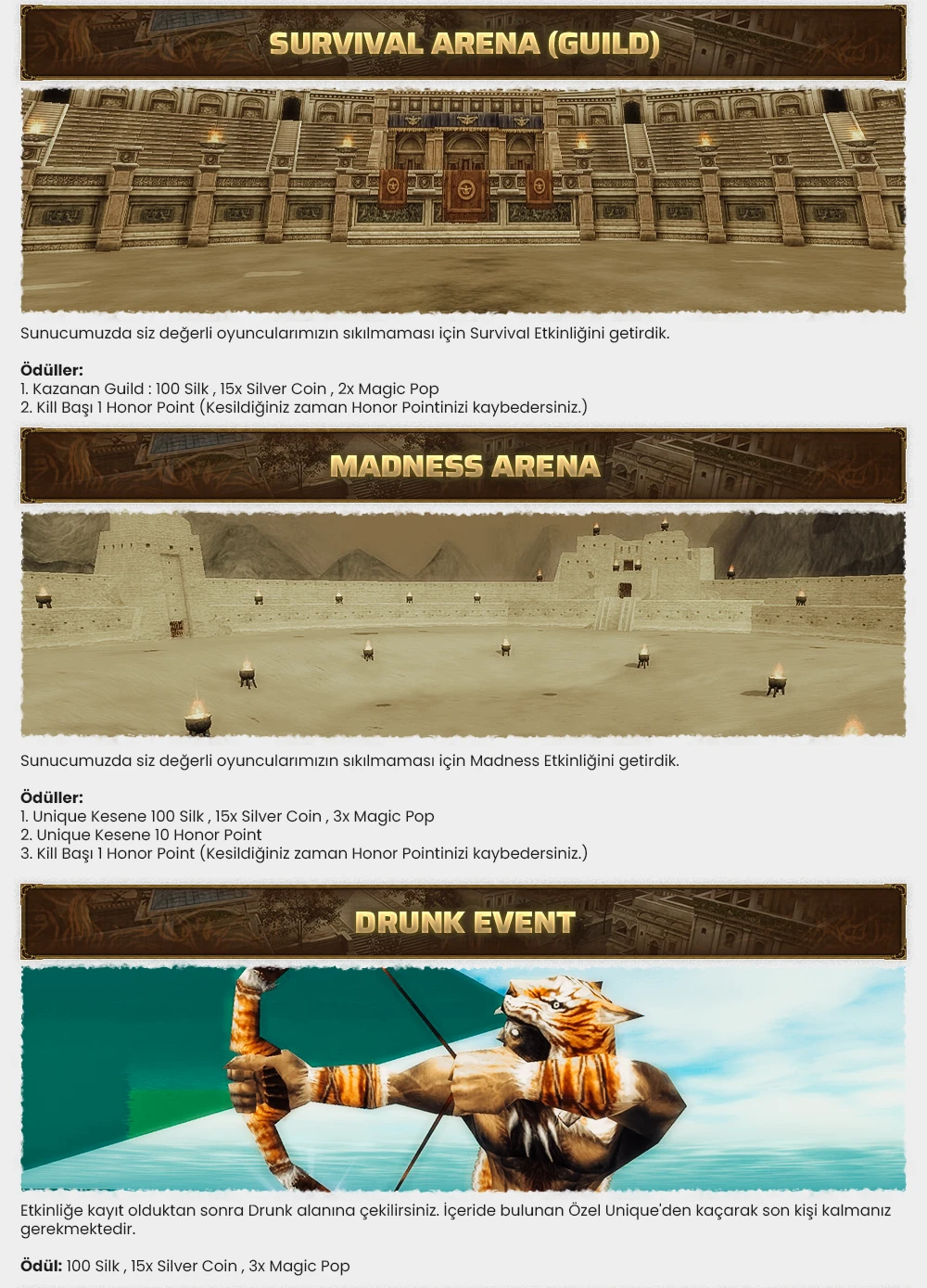 Rome Online - 110 CAP | EU&CH | 5x Exp Rate | Uzun Soluklu