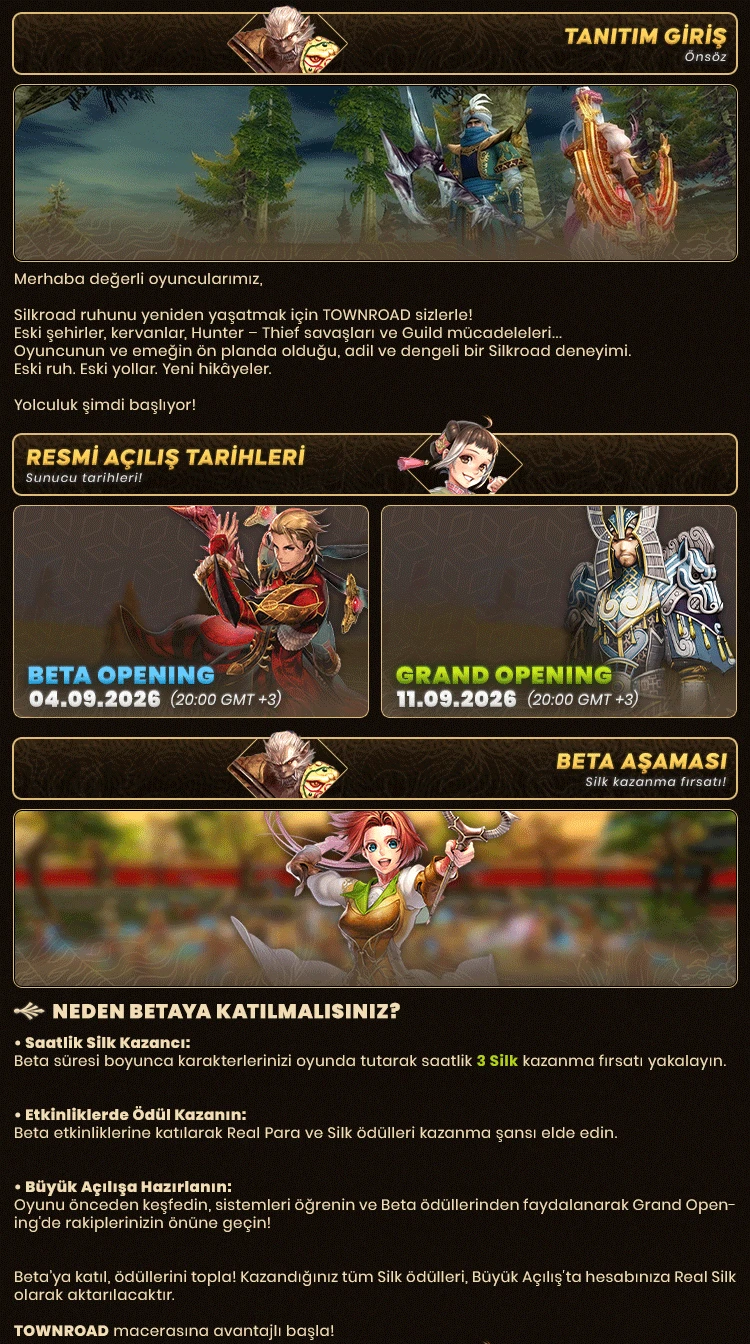 TownRoad - 90 CAP | 1x Rates | EU&CH | iSRO Balance | Oldschool | Drop Sistem | 100$ + 30k Silk Ödül Havuzu