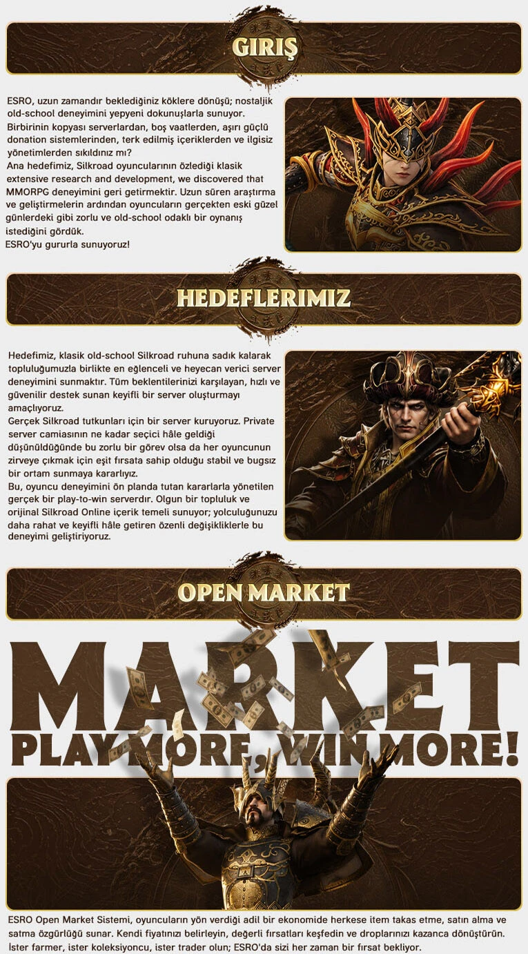 ESRO Macro - 100 CAP | EU&CH | Uzun Ömürlü | Yeni Özellikler | 210.000TL Ödül Havuzu