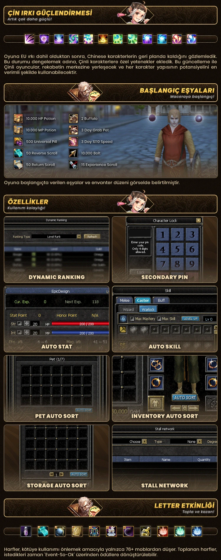 TownRoad - 90 CAP | 1x Rates | EU&CH | iSRO Balance | Oldschool | Drop Sistem | 100$ + 30k Silk Ödül Havuzu