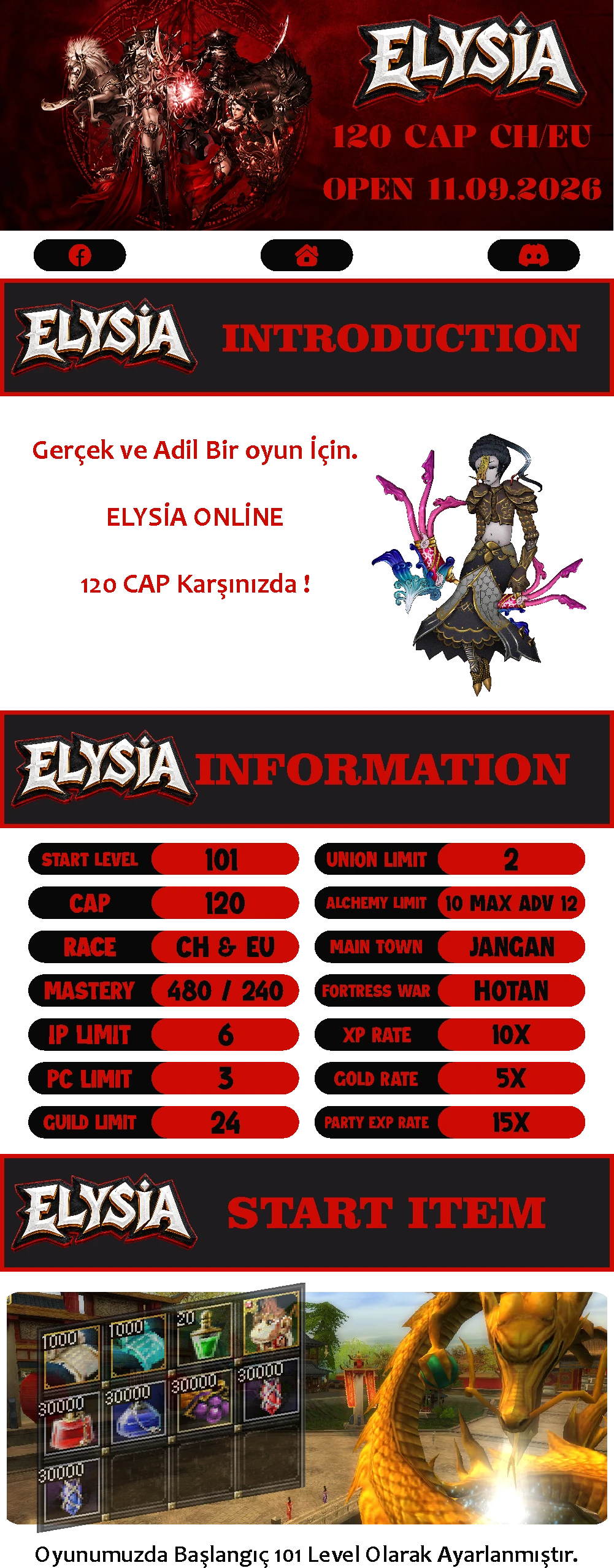 Elysia Online - 120 CAP | EU&CH | Silk Sistem | Drop Sistem | 13DG Nova-Sun