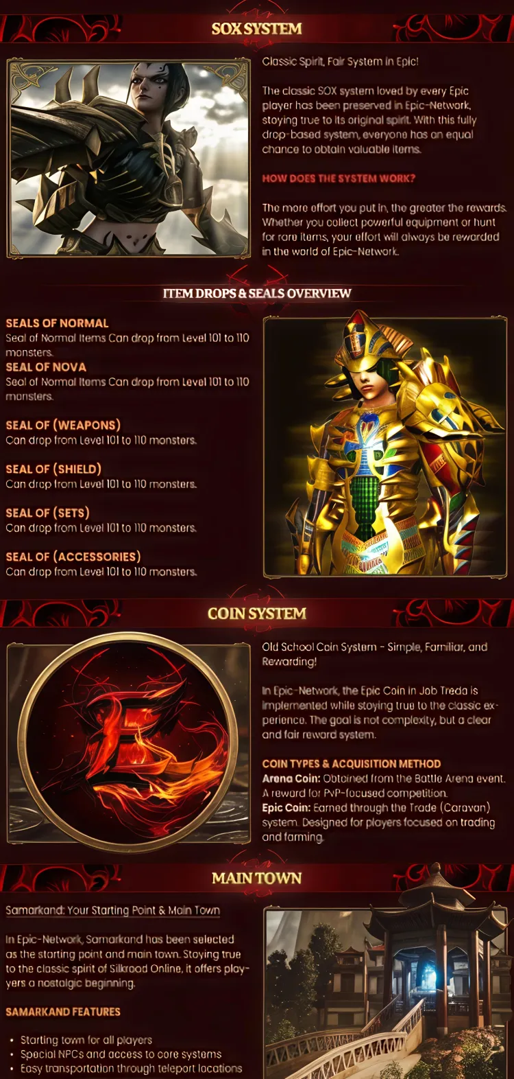 Epic-Network - Epic-Network | CAP 110 EU-CH | Open Market | Equalized Events | Silk Stall | GO 8-10