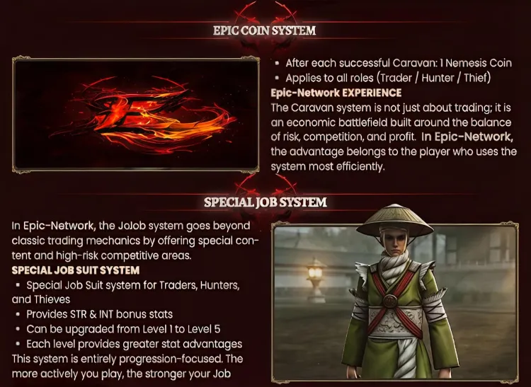 Epic-Network - Epic-Network | CAP 110 EU-CH | Open Market | Equalized Events | Silk Stall | GO 8-10
