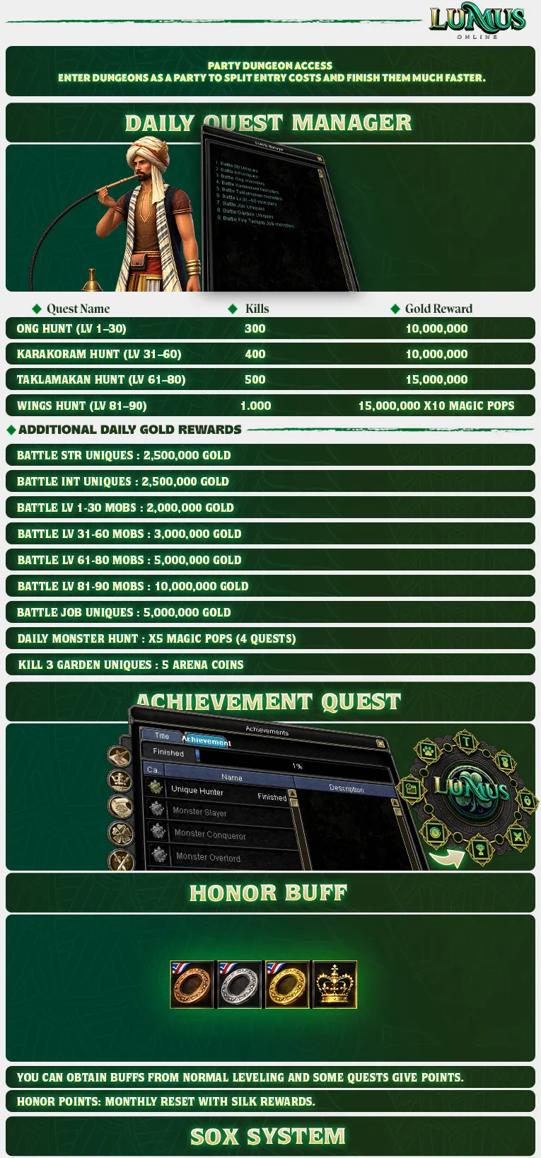 Lumus Online - 90 CAP | EU&CH | Balanced PvP | No Bots | Progressive