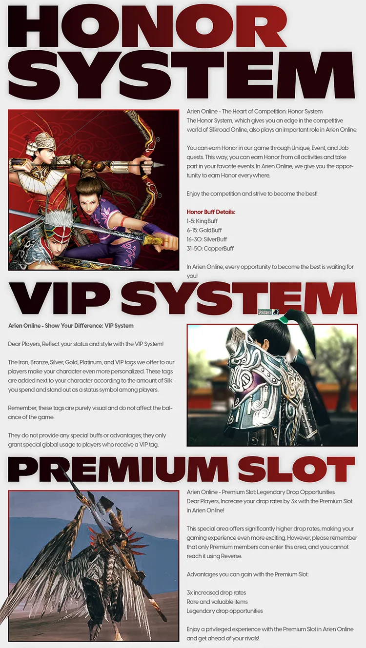 Arien Online - 80 CAP | Drop System | Awaken System