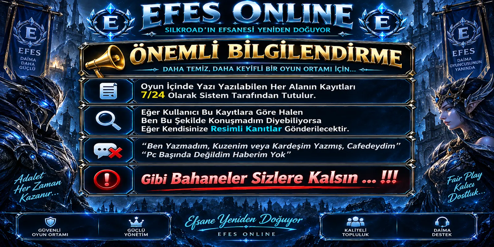 Efes Online - 110 CAP | 11 DG | Uzun Soluklu