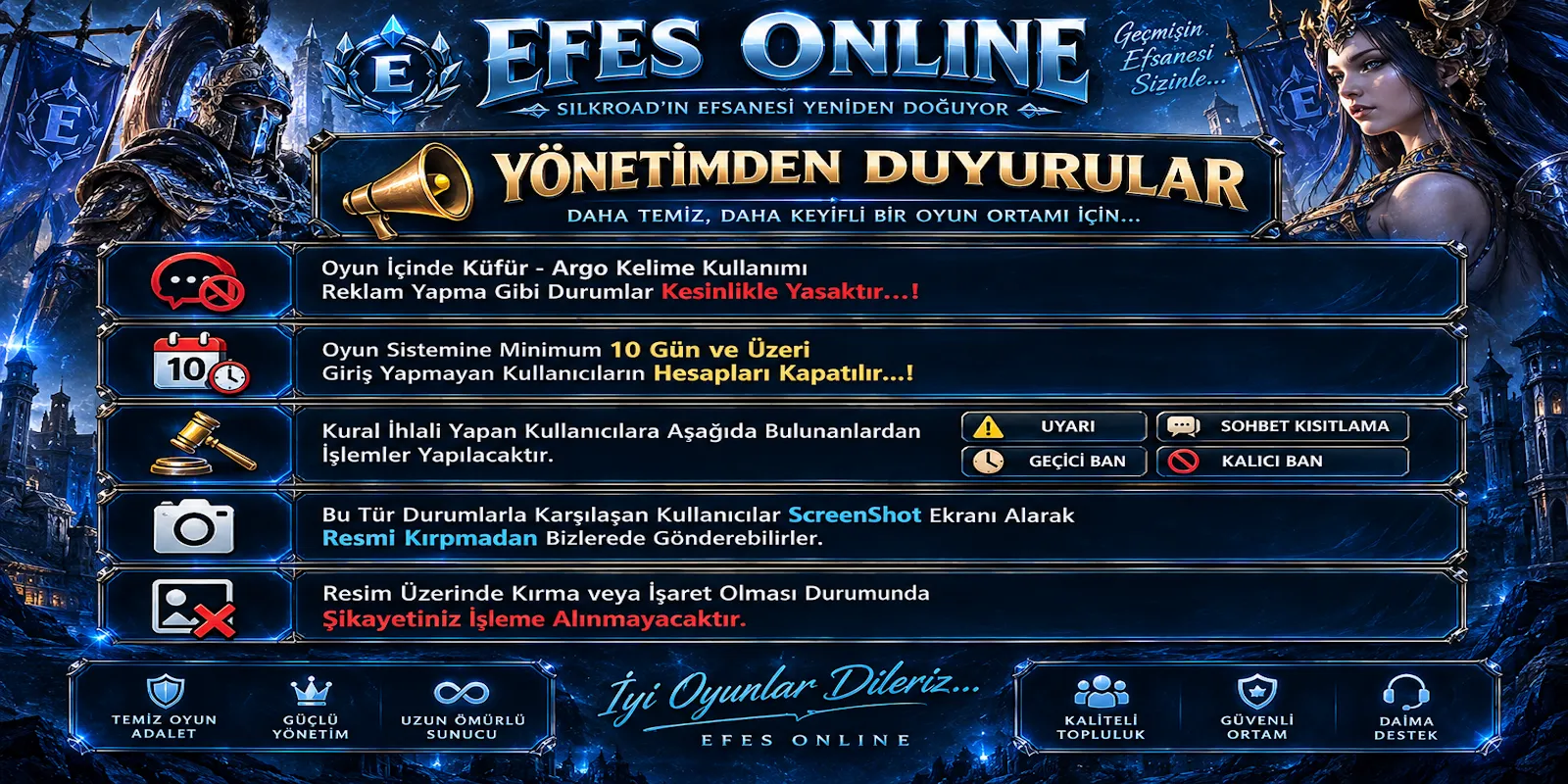 Efes Online - 110 CAP | 11 DG | Uzun Soluklu