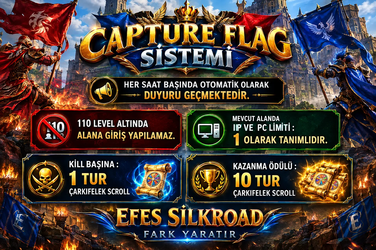 Efes Online - 110 CAP | 11 DG | Uzun Soluklu