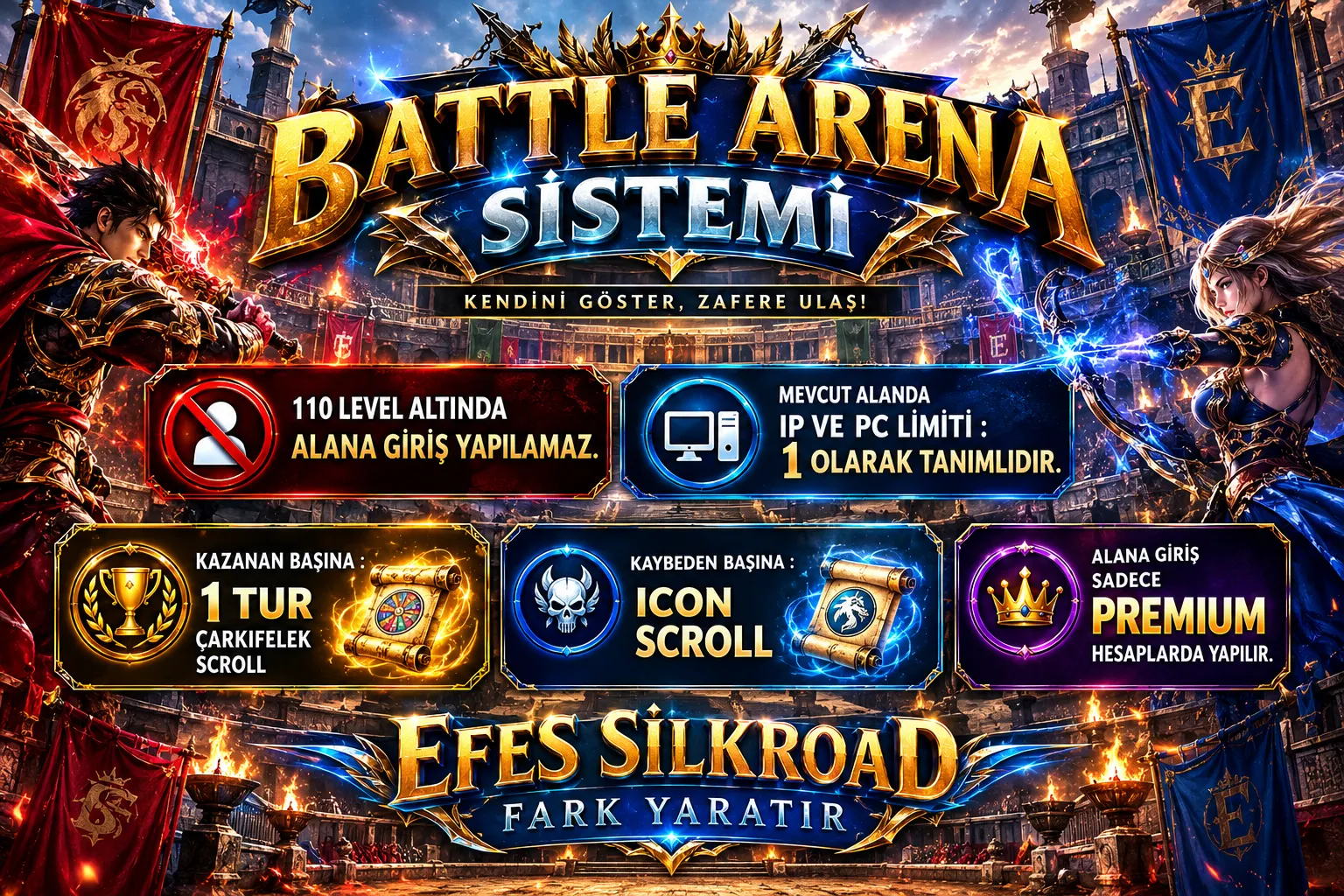 Efes Online - 110 CAP | 11 DG | Uzun Soluklu