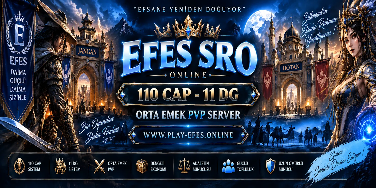 Efes Online - 110 CAP | 11 DG | Uzun Soluklu