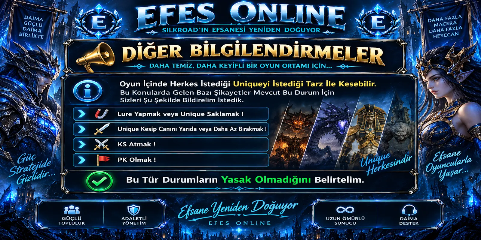 Efes Online - 110 CAP | 11 DG | Uzun Soluklu