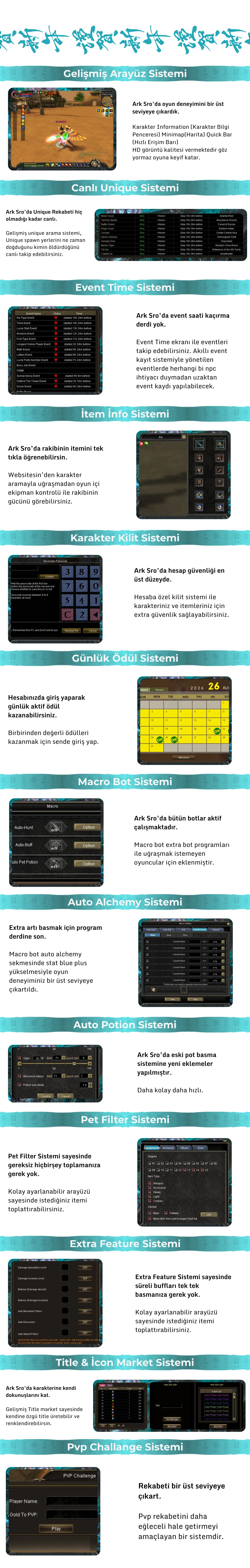 ArkSro Online - 120 CAP | 101 Başlangıç | Orta Emek & PvP | Silk Sistem | 13 DG Nova 1 Gold | Dungeon Drop Sistem